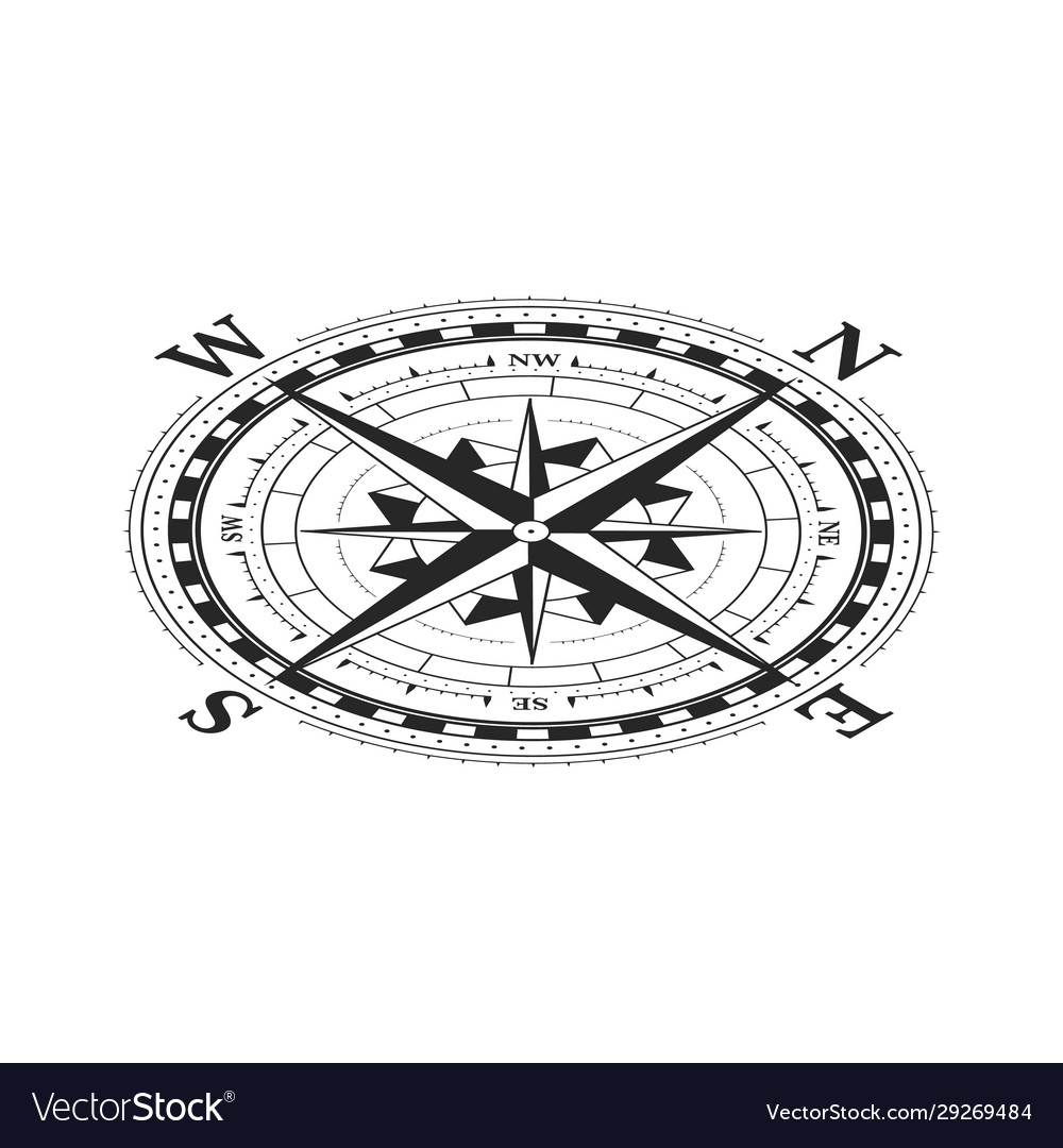 Wind rose Black and White Stock Photos & Images - Alamy