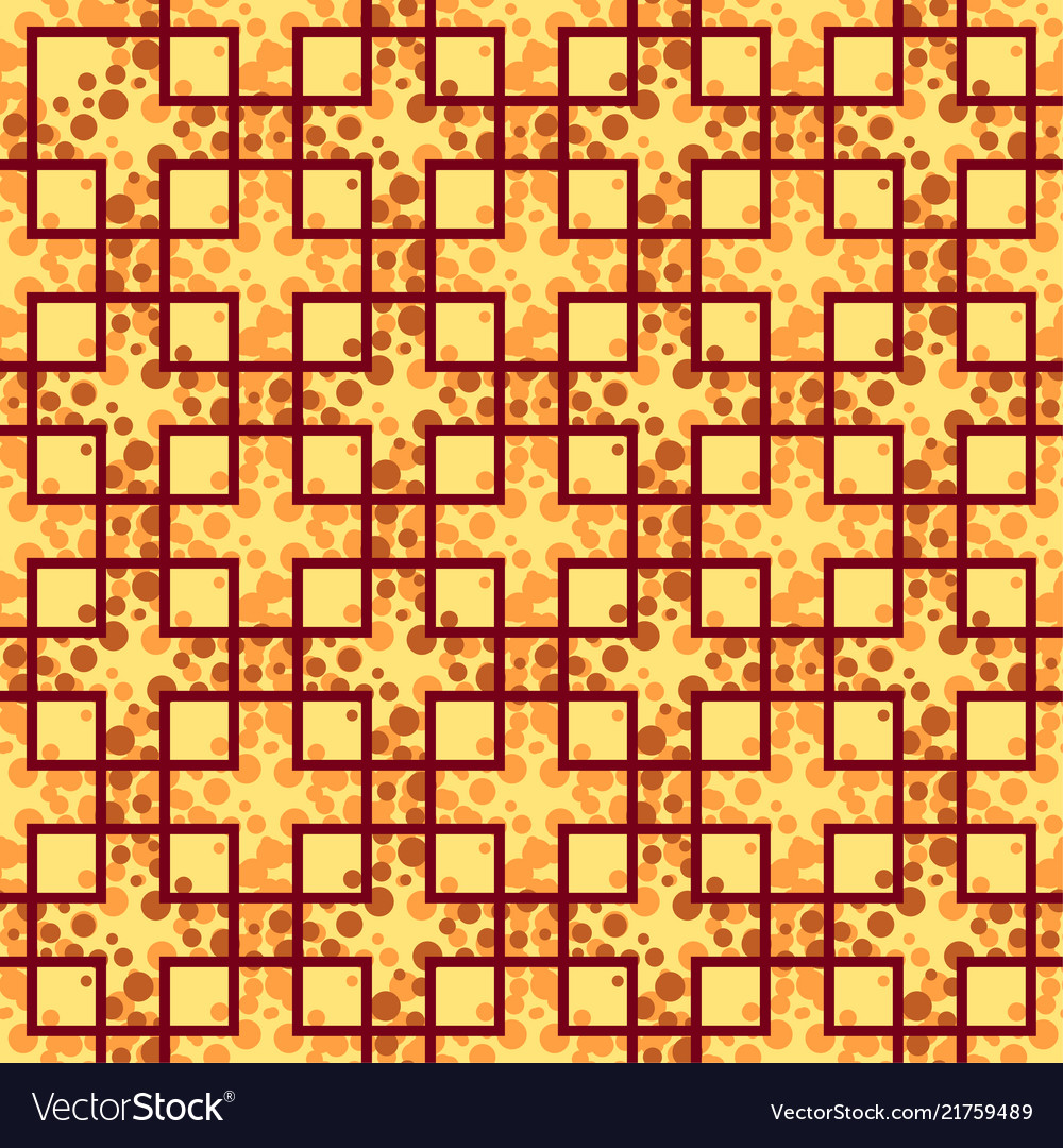 Abstract Geometric Square Pattern