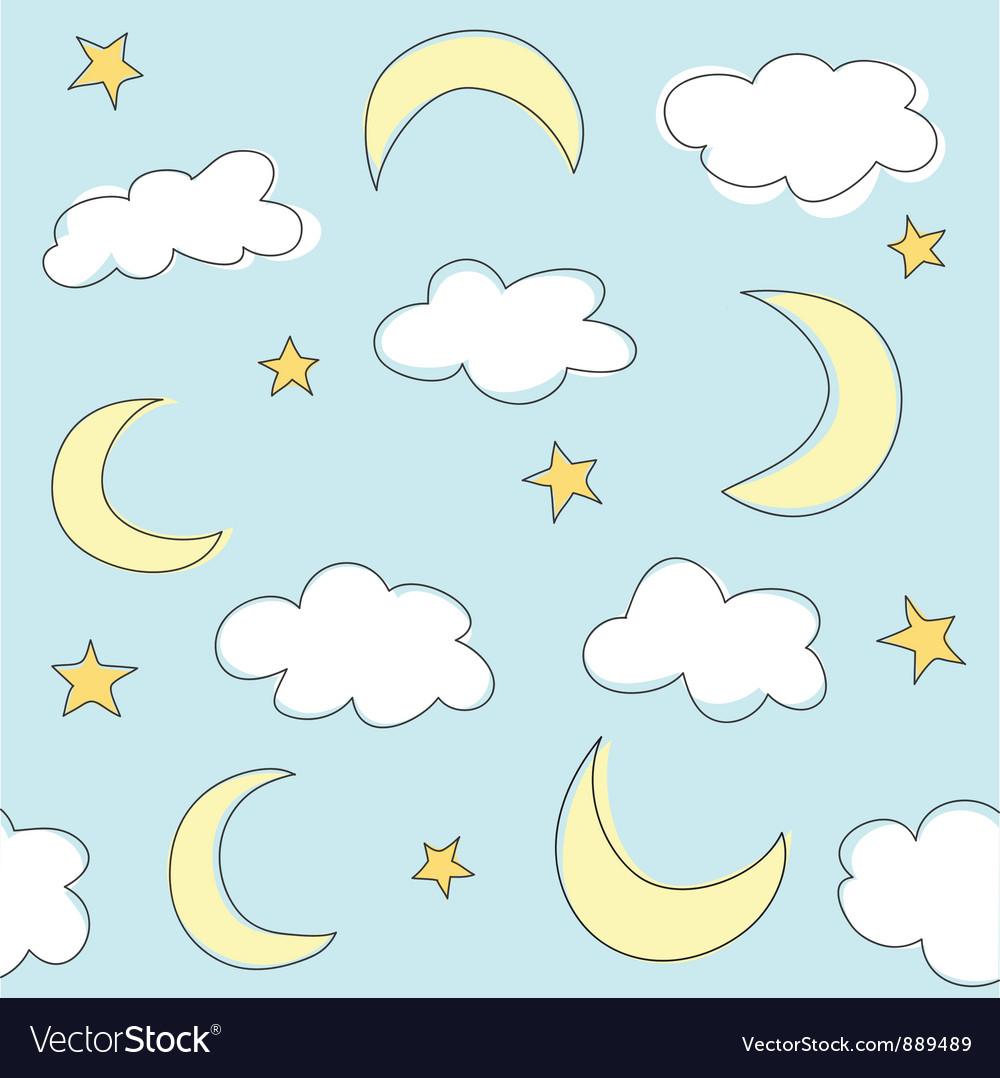 Celestial Clouds Background