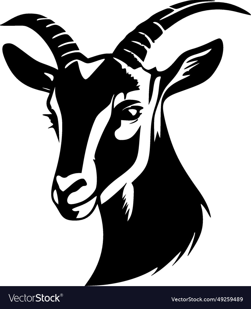 Goat - high quality logo - ideal for t-shirt Vector Image