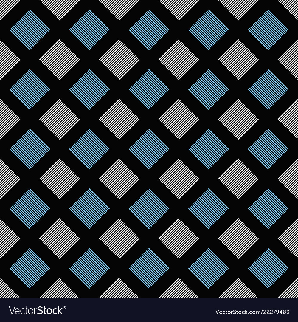 Seamless geometric square pattern background vector image Seamless geometric square pattern background