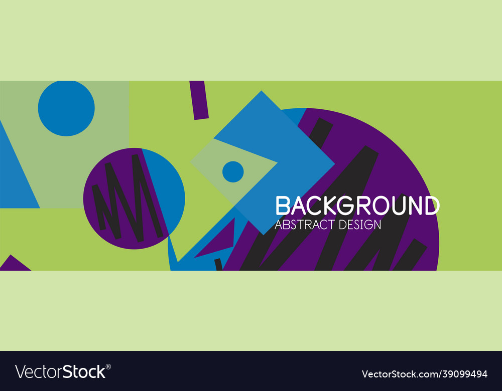 Abstract background with blocks lines geometric Vector Image Abstract background with blocks lines geometric