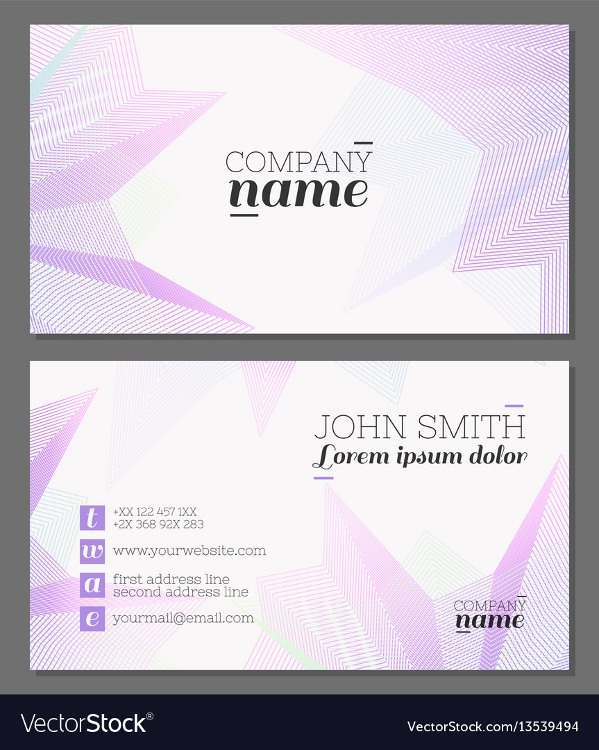 Abstract Business Card - Minimalist