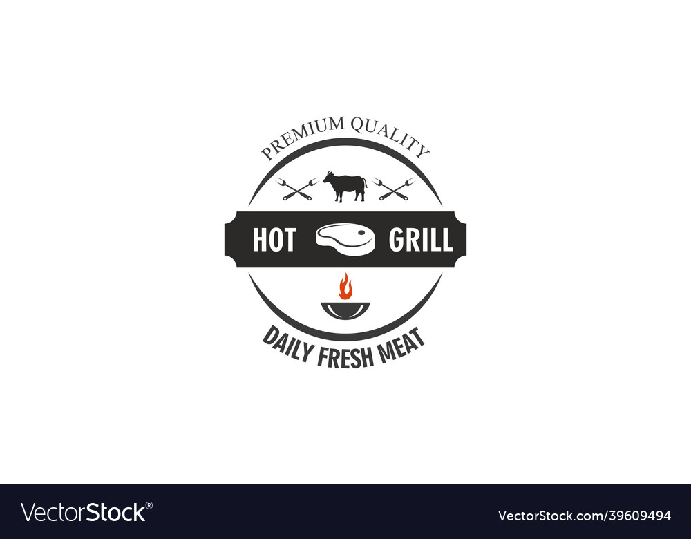 Barbecue Grill Restaurant Essen Getränk Logo vector image Barbecue Grill Restaurant Essen Getränk Logo