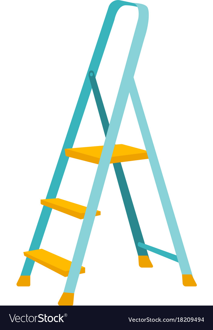 Cartoon Step Ladder