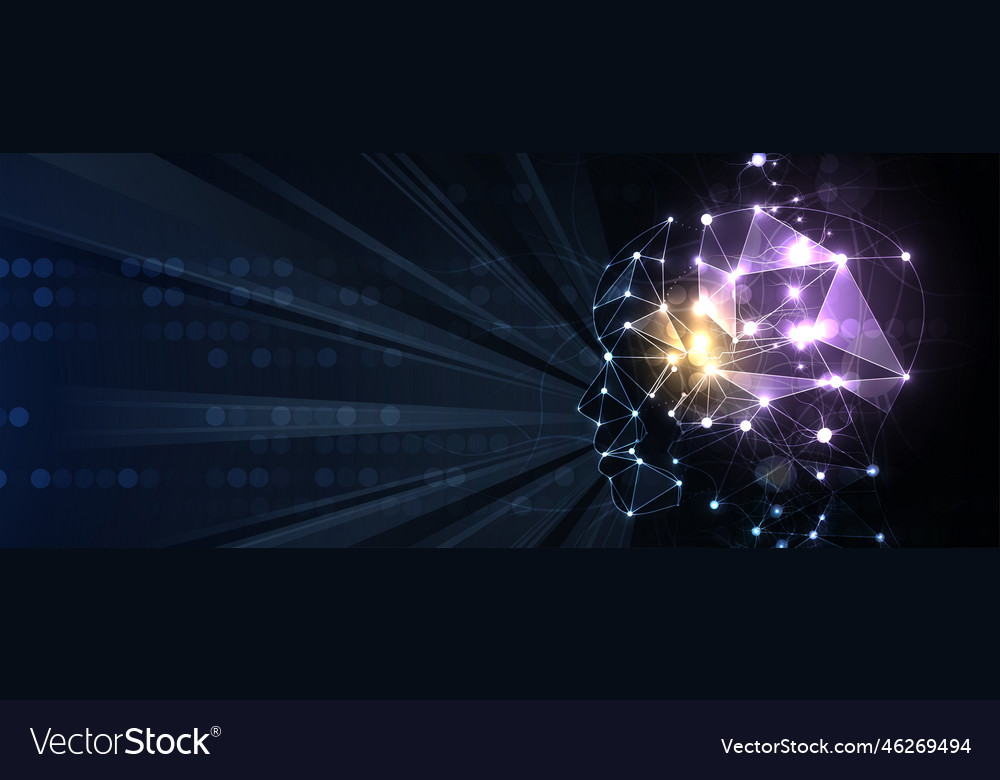 Conceptual technology of artificial intelligence vector image Conceptual technology of artificial intelligence
