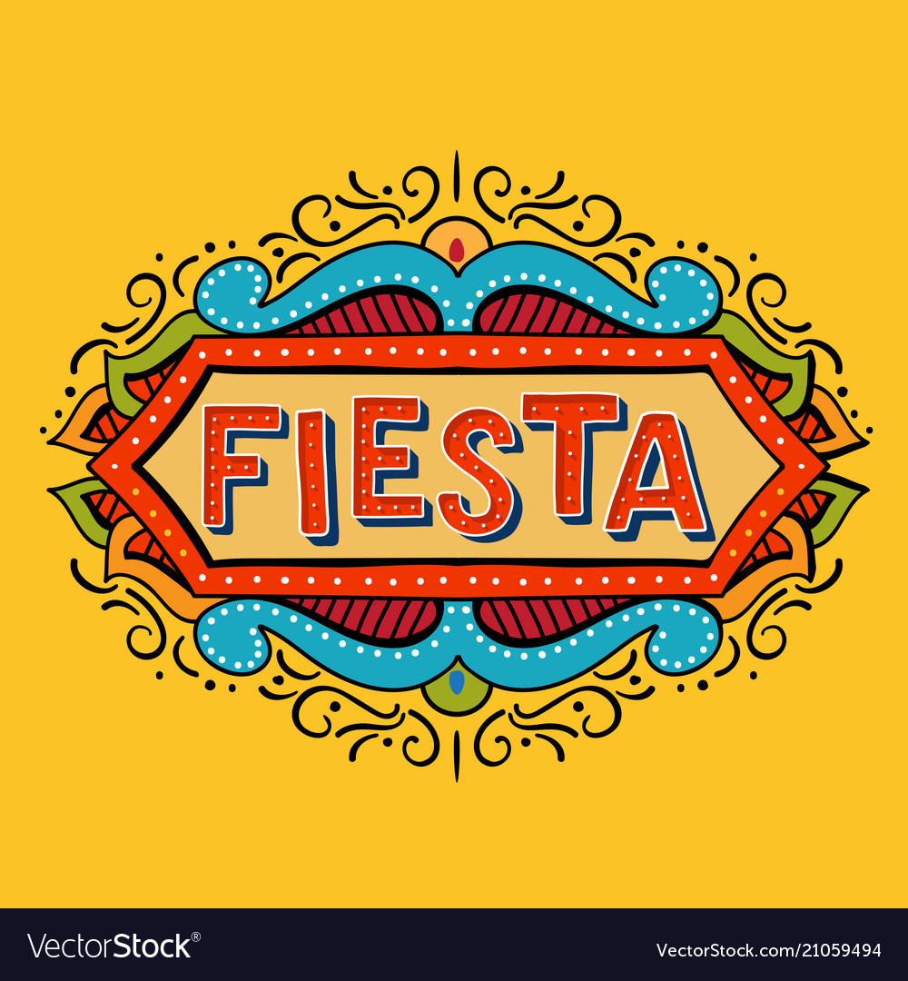 Fiesta banner and poster concept design