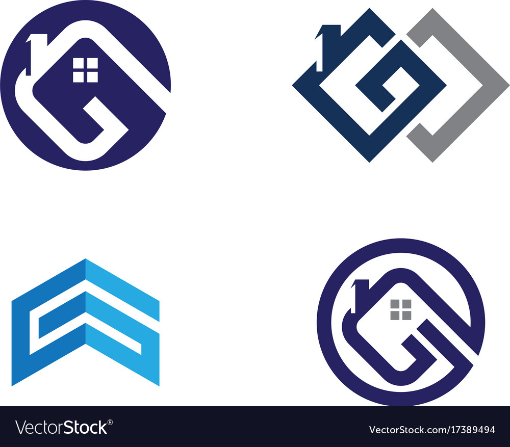 Immobilien und Konstruktion Logo Design