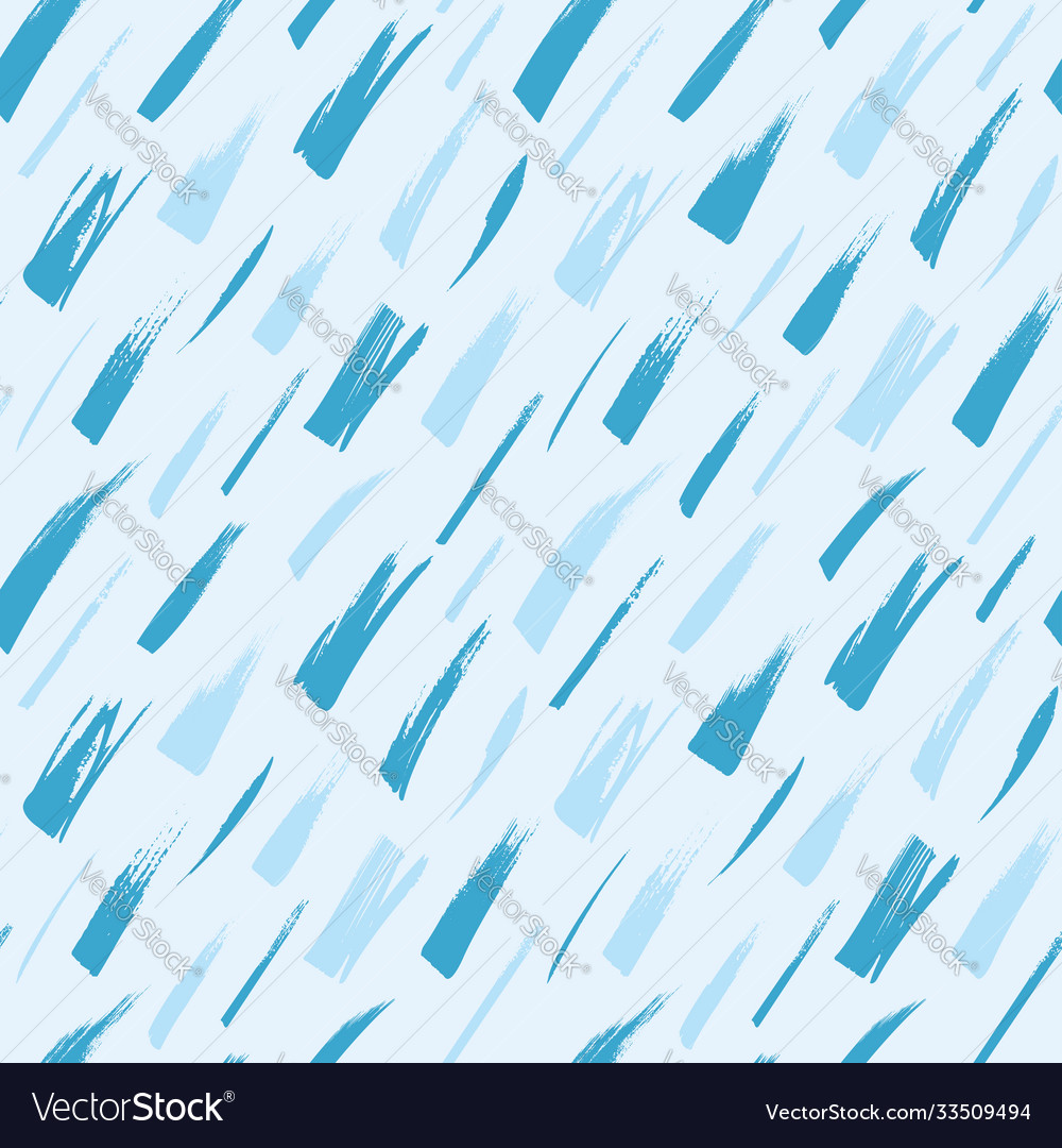 Seamless pattern with rain