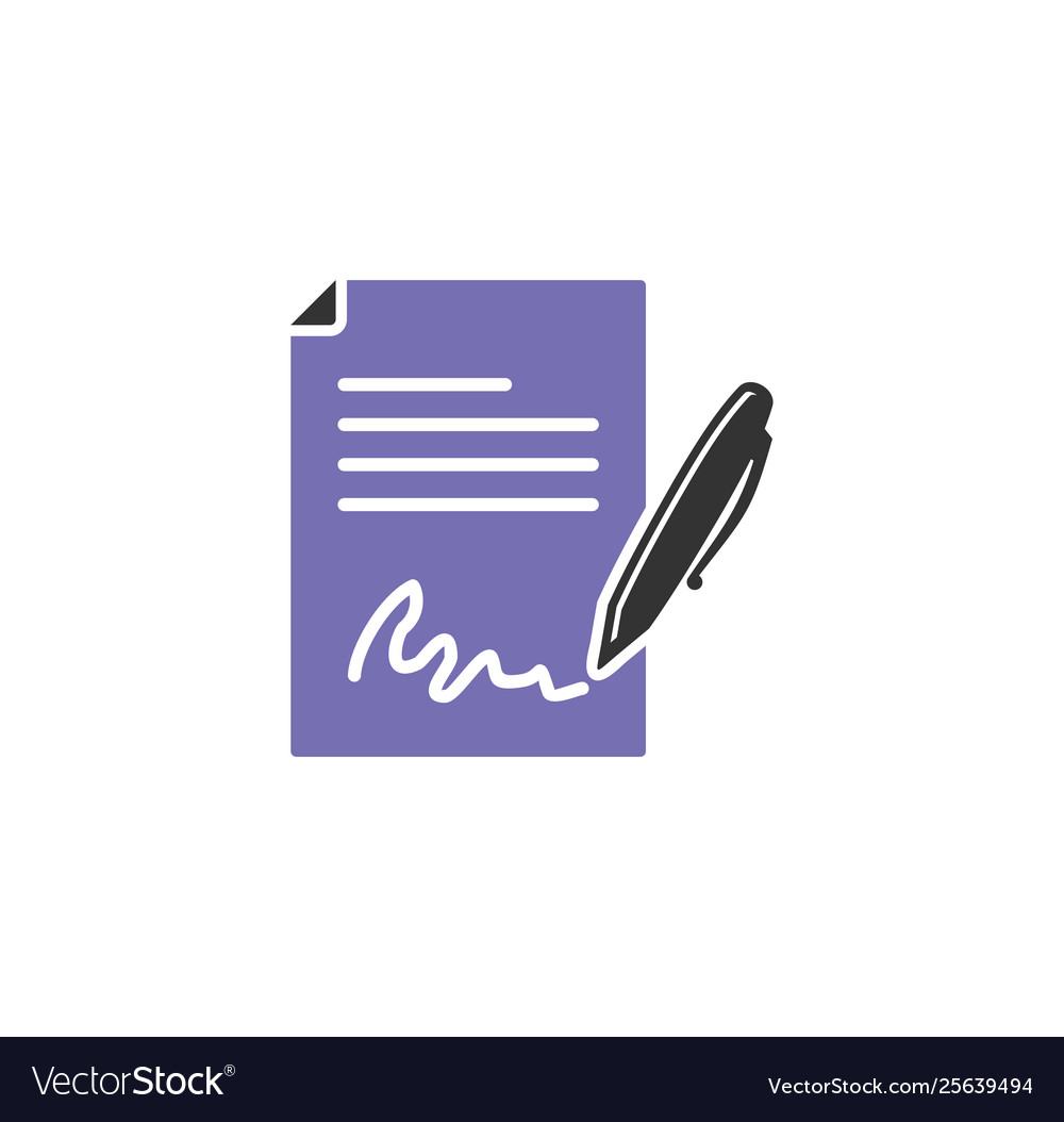 Writing related icon on background for graphic