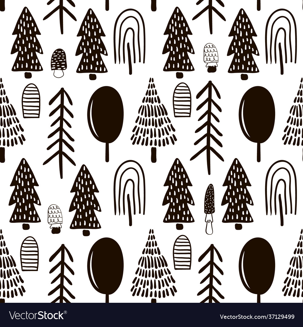 Childish Tree Pattern