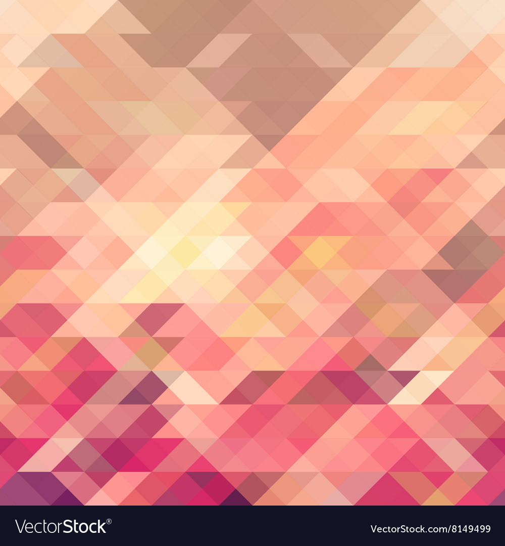 Geometric background with triangles