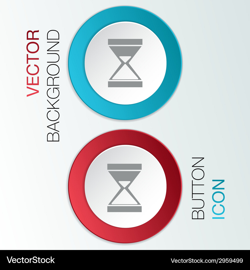 Hourglass waiting Royalty Free Vector Image - VectorStock