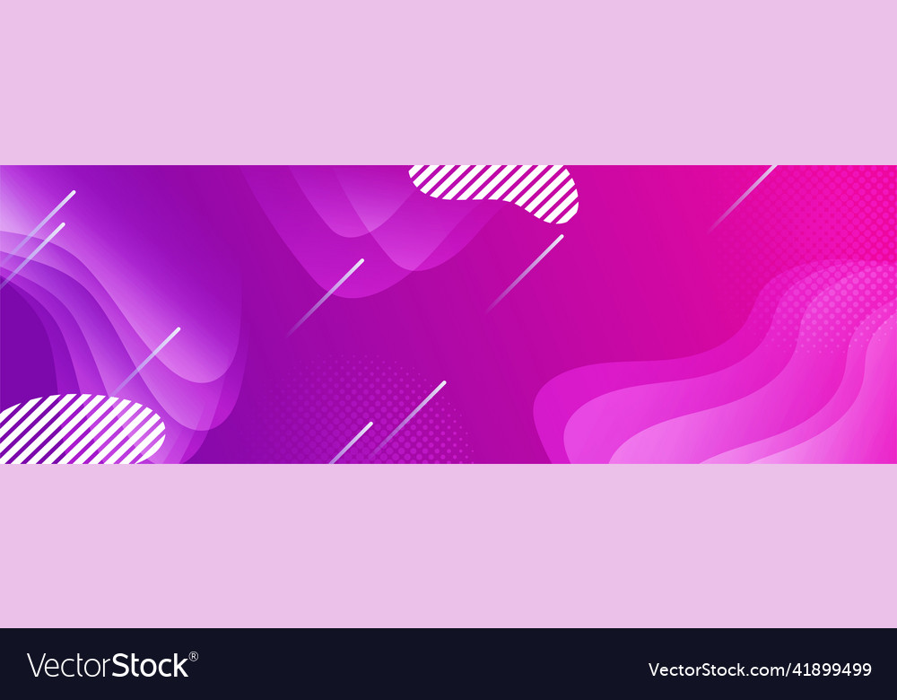 Modern memphis gradient purple colorful abstract Vector Image