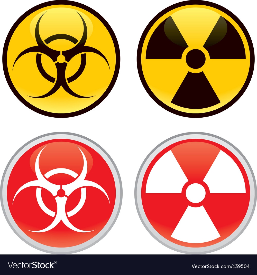 Radioactive Signs Symbols