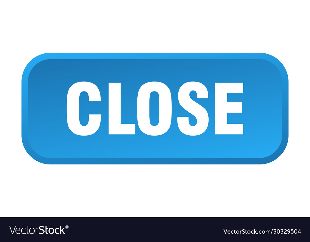 Close button square 3d push