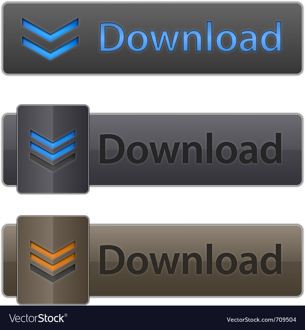 Download button Royalty Free Vector Image - VectorStock