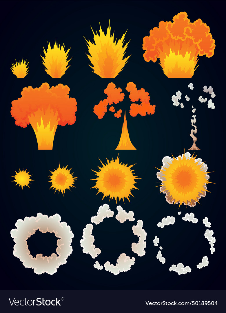 Explosion animation for game