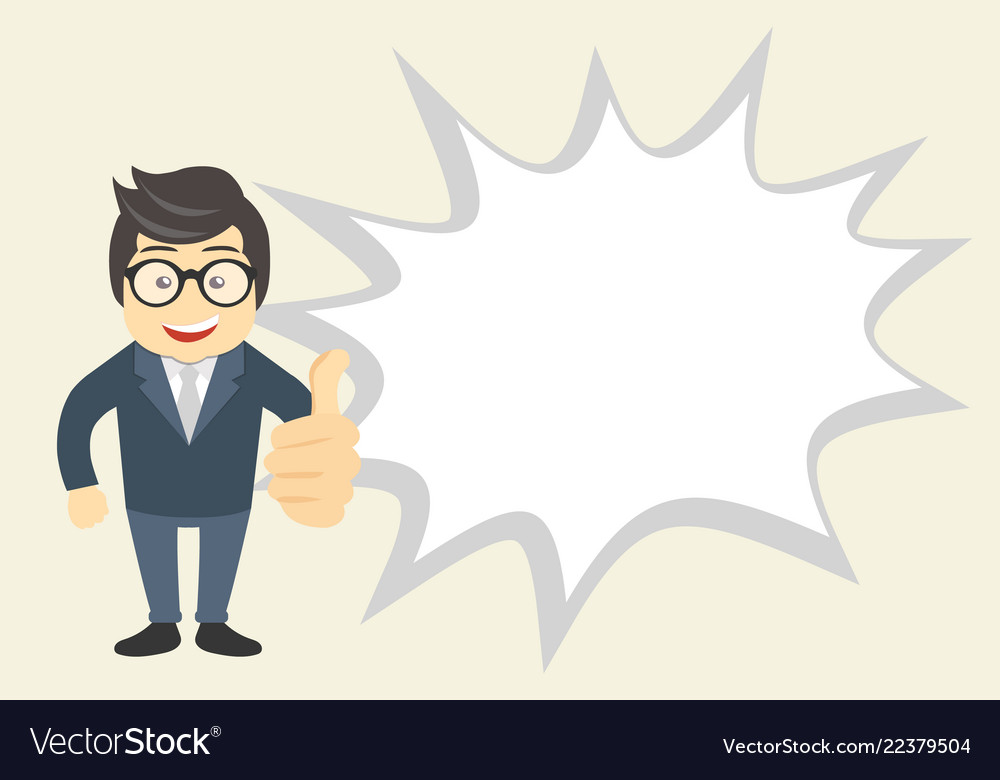 Flat design business empty vector image Flat design business empty