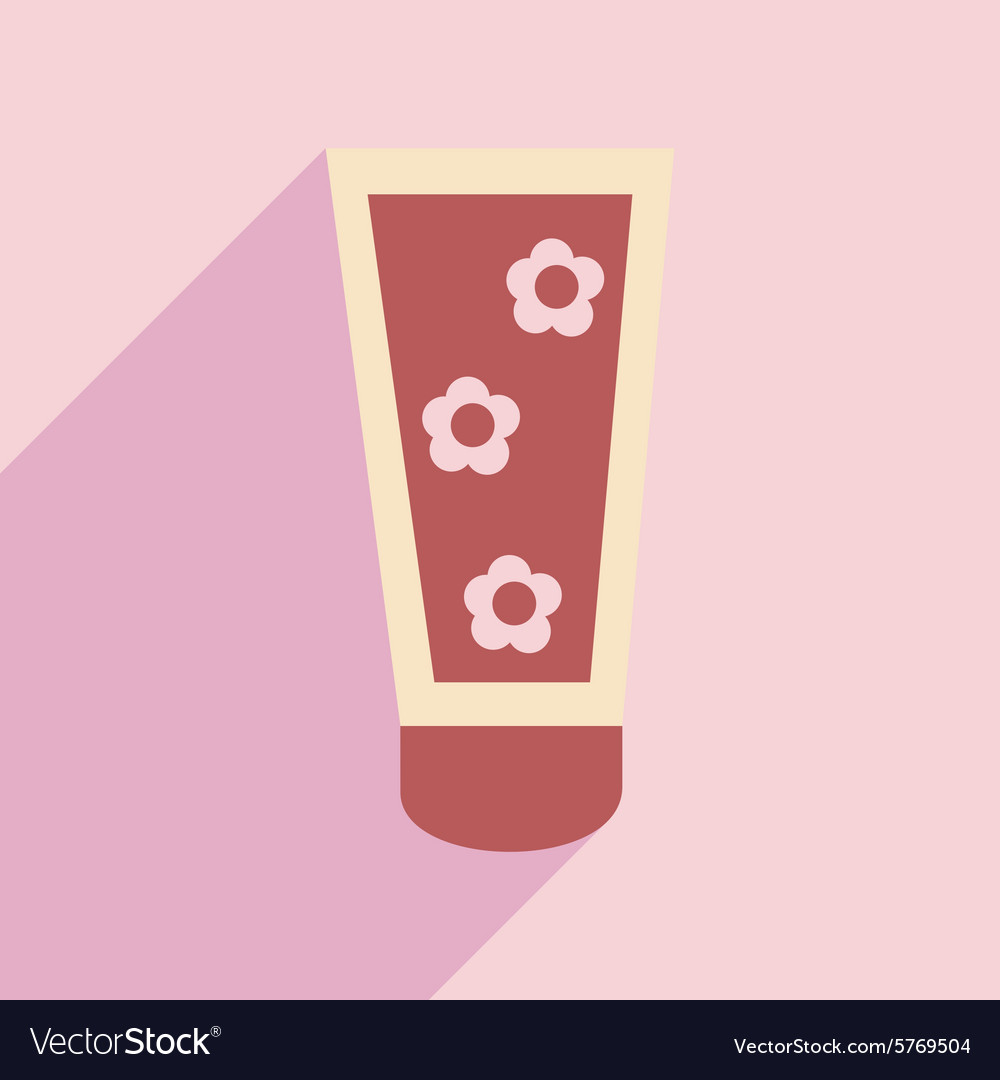 Flat with shadow icon and mobile application face