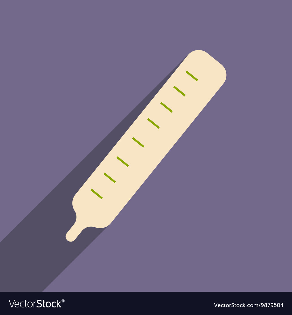 Flat with shadow icon and mobile application logo