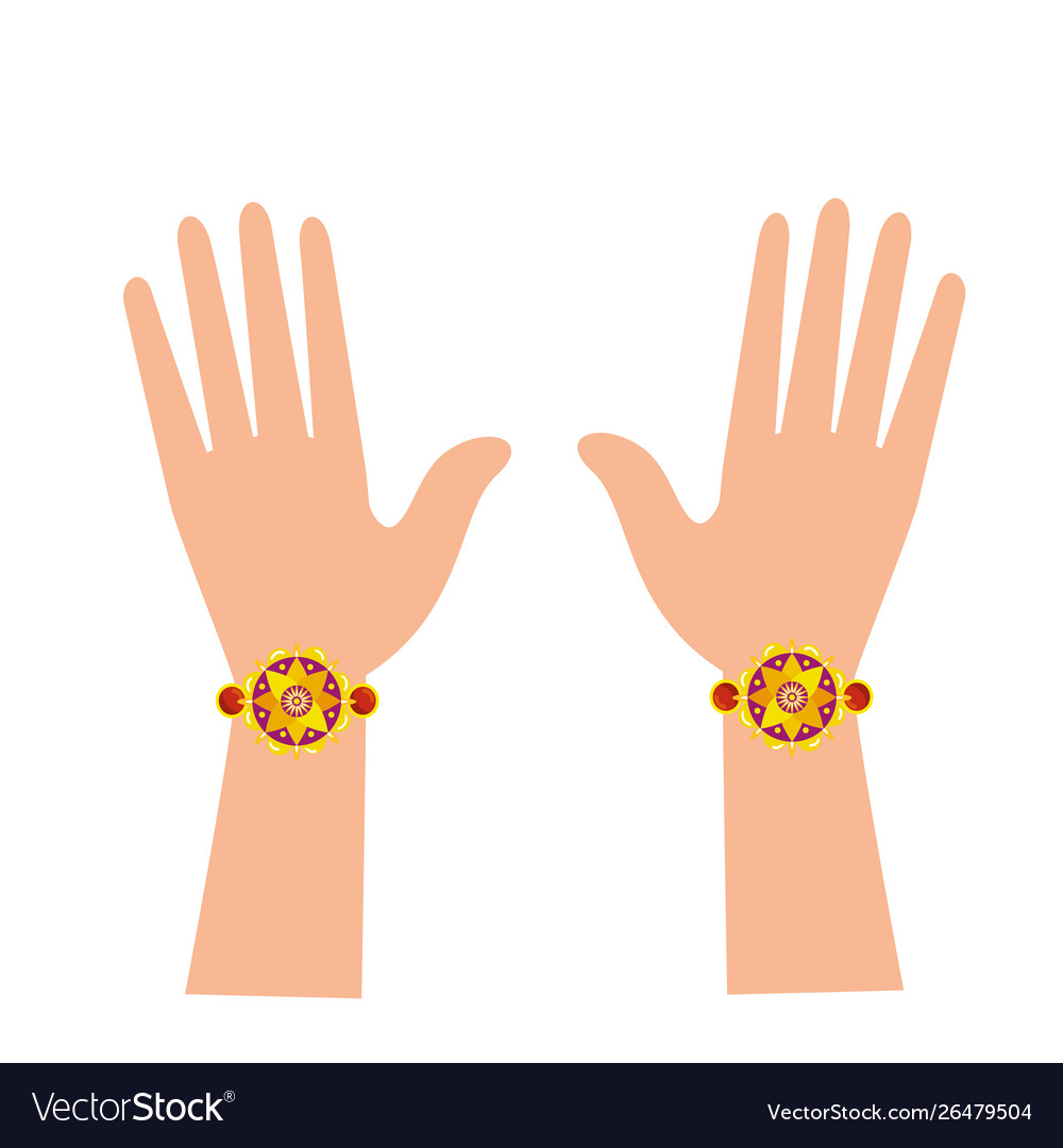 Hands with bohemian style bracelets
