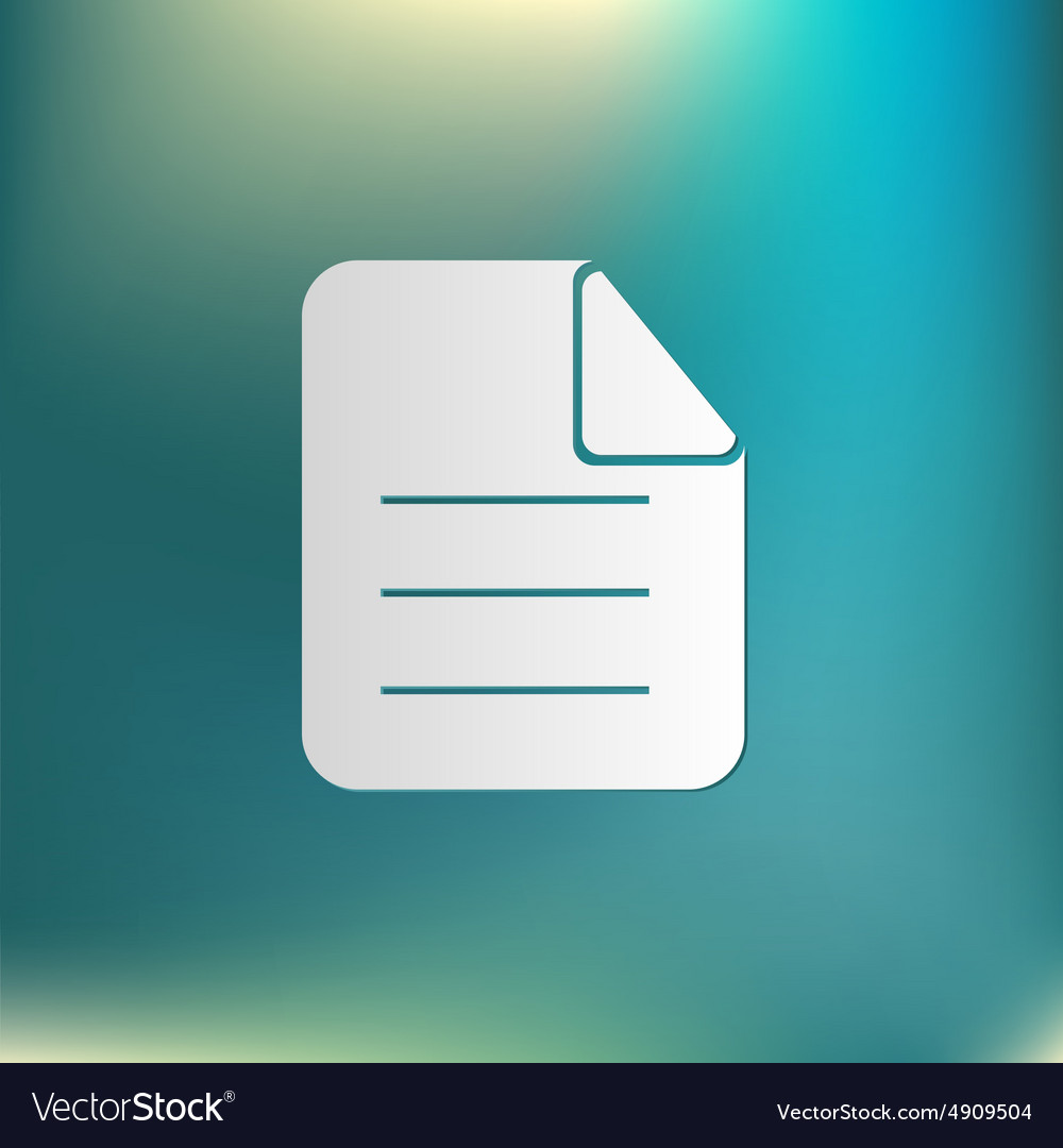 Page of the document Royalty Free Vector Image