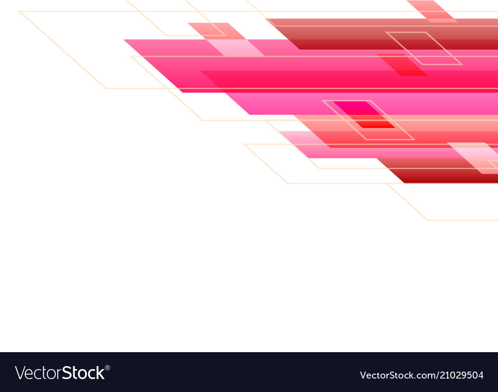 Rosa Ton abstrakt quadratische Technologie weiß