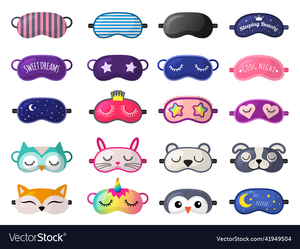 Sleeping mask funny clothes for sleepover rest