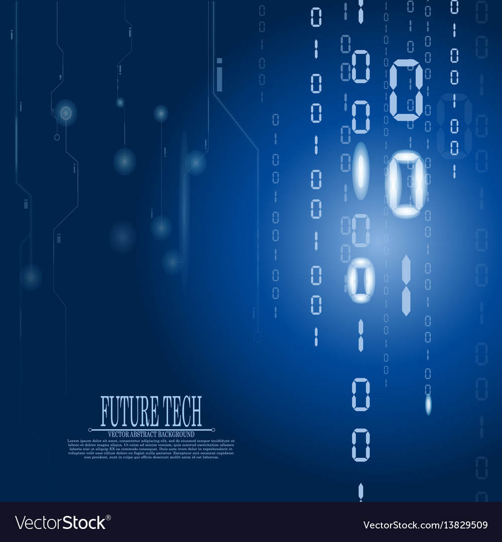 Abstract matrix circuit background