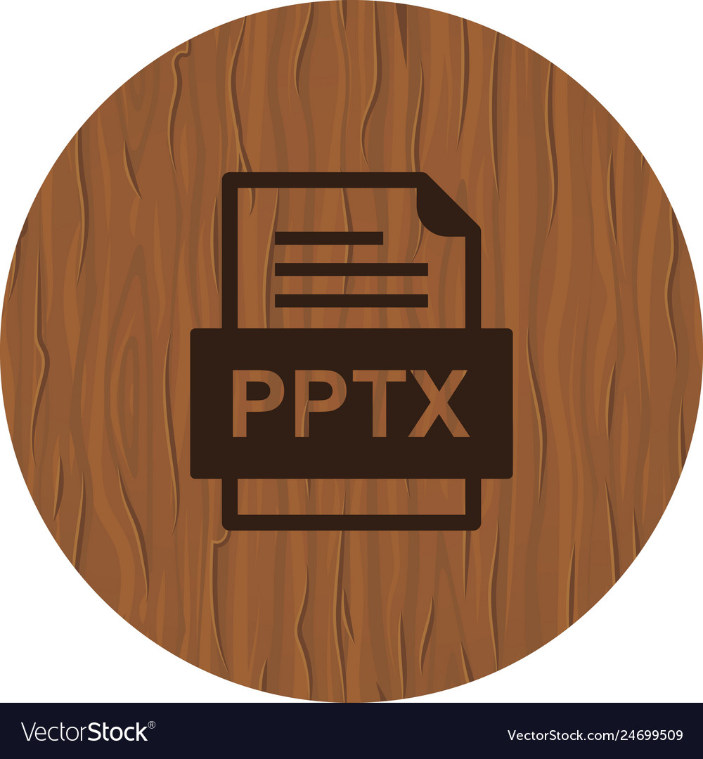 Pptx file document icon