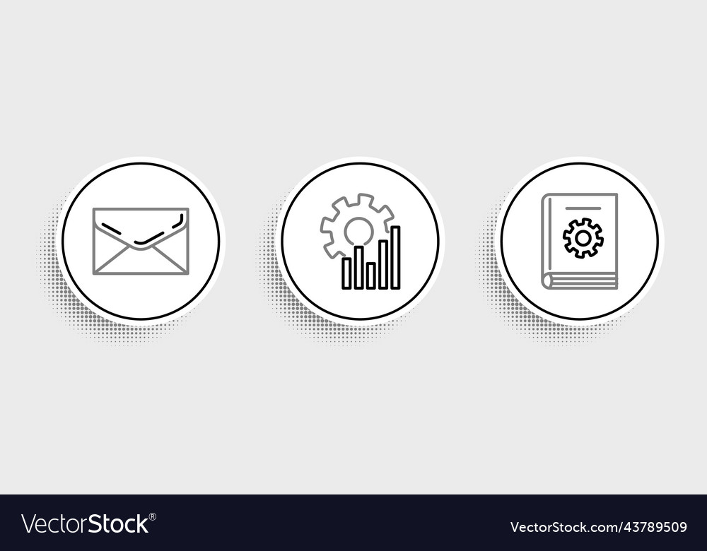 Set line user manual envelope and pie chart