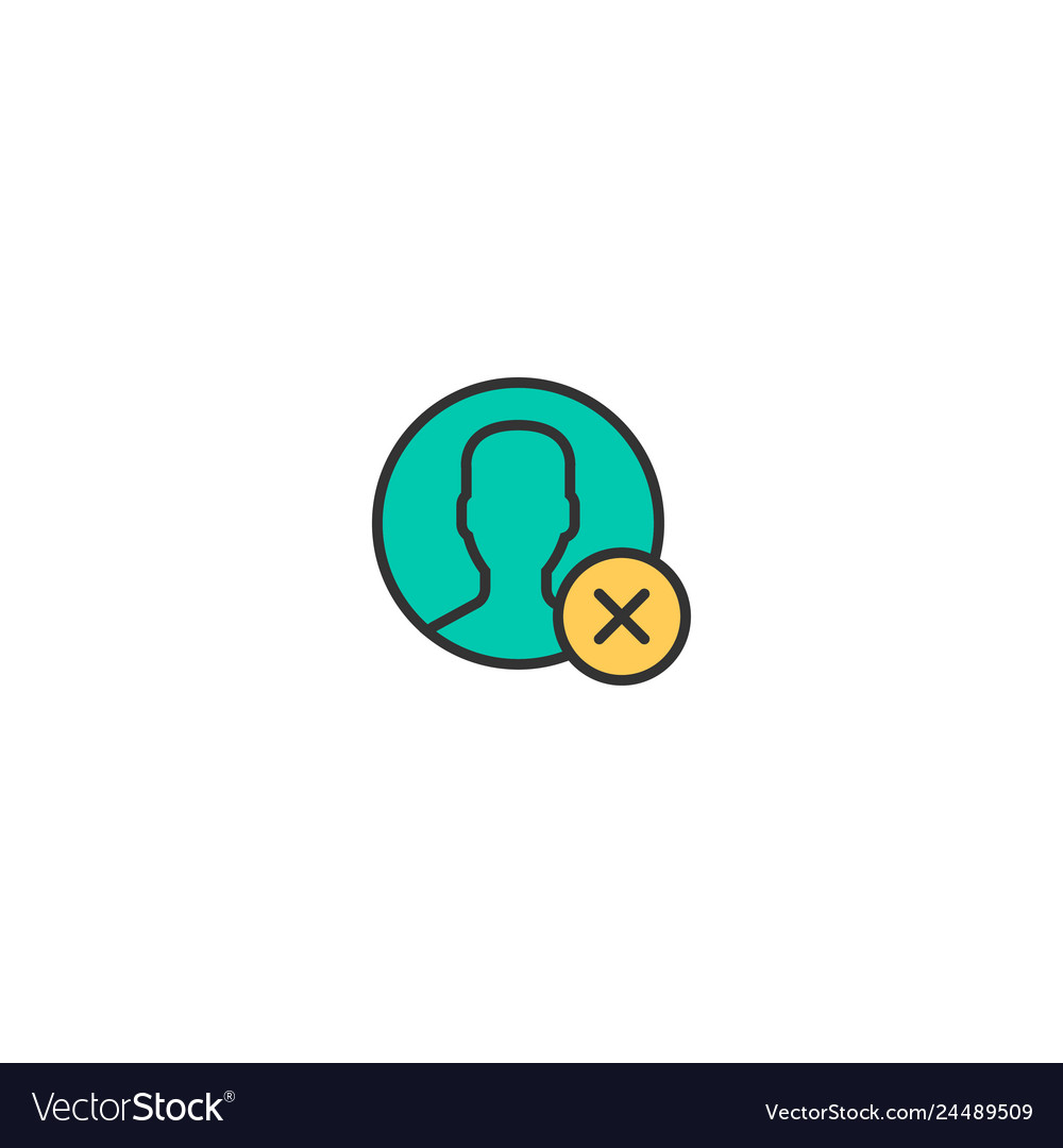 User icon design interaction vector image User icon design interaction
