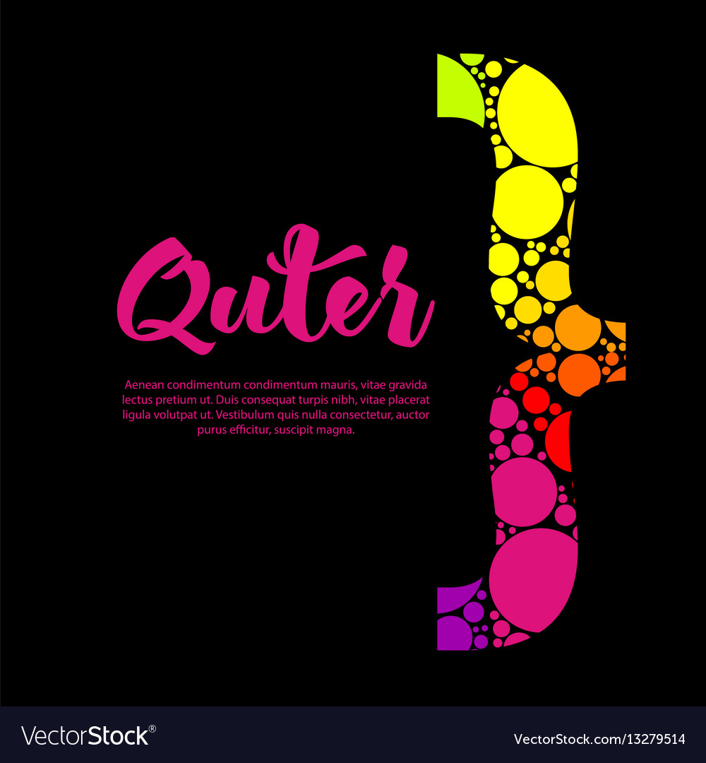 Abstract rainbow text box design with colorful