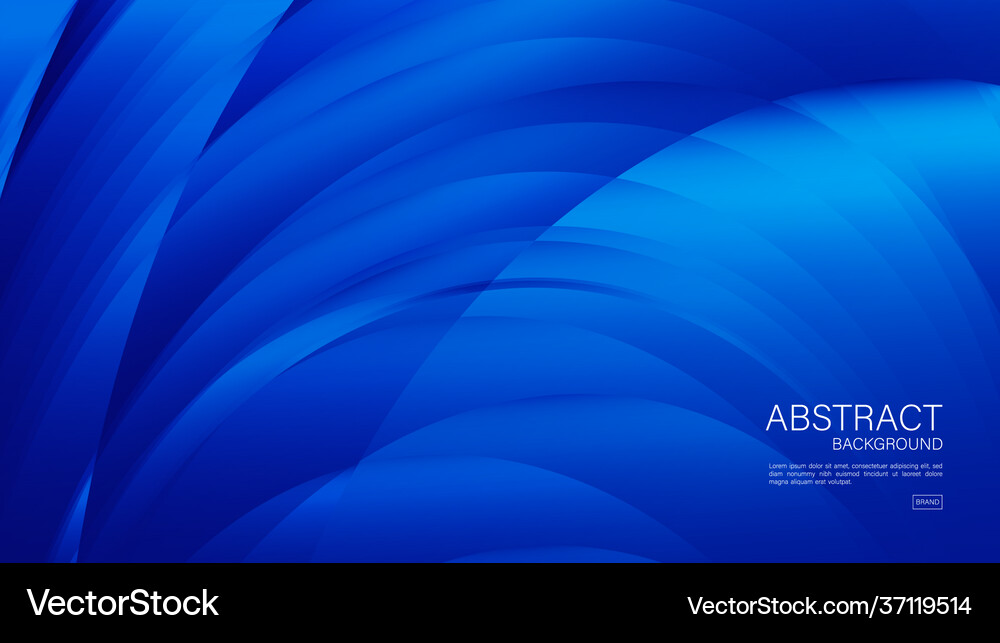 Blue abstract background- wave pattern background Vector Image