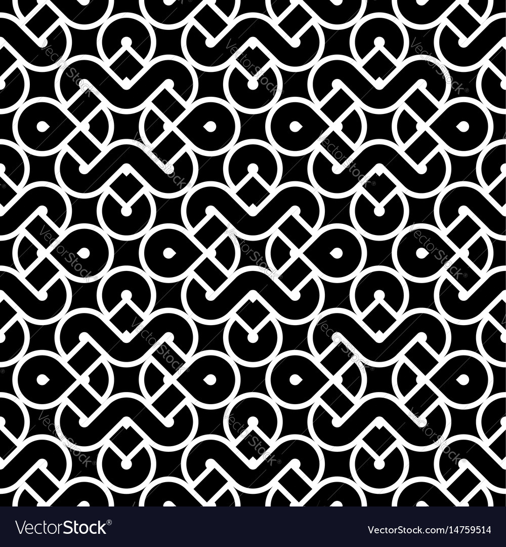 Design seamless monochrome grid pattern