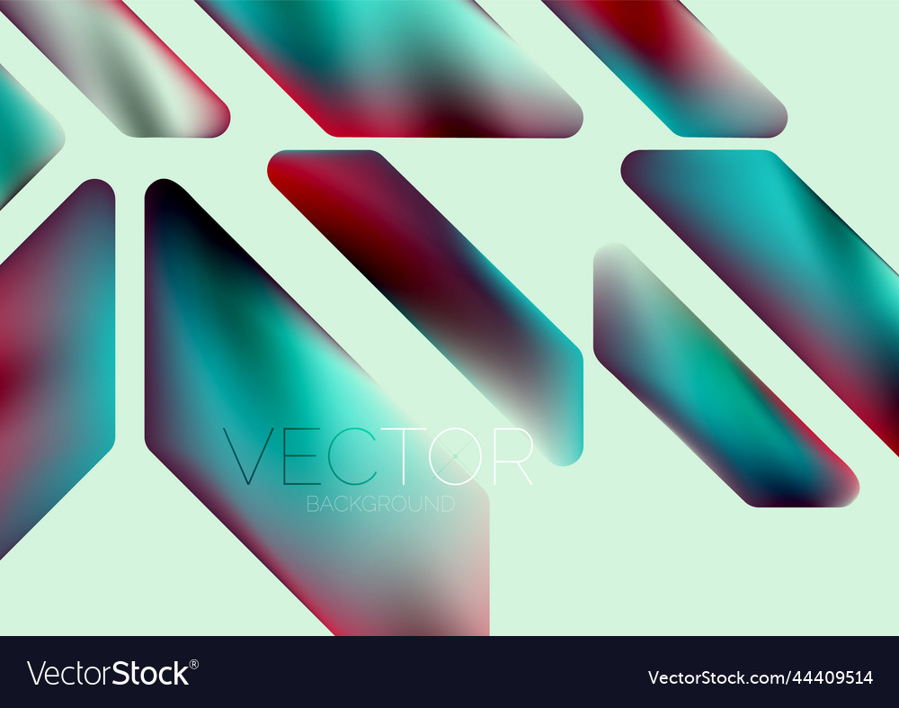 Fluid color dynamic geometric shapes abstract
