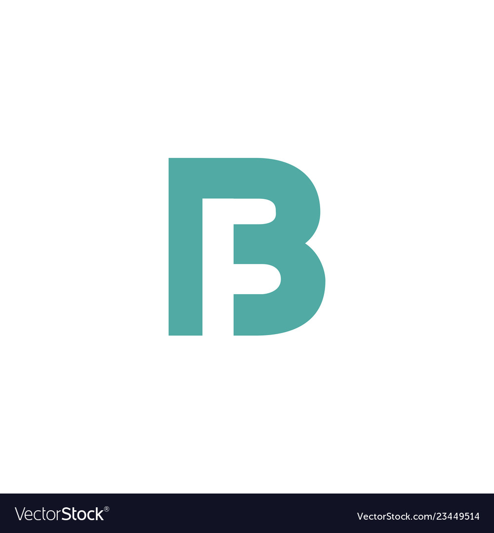 Letter B Creative Logo Template Royalty Free Vector Image Letter B Creative Logo Template Vector Image