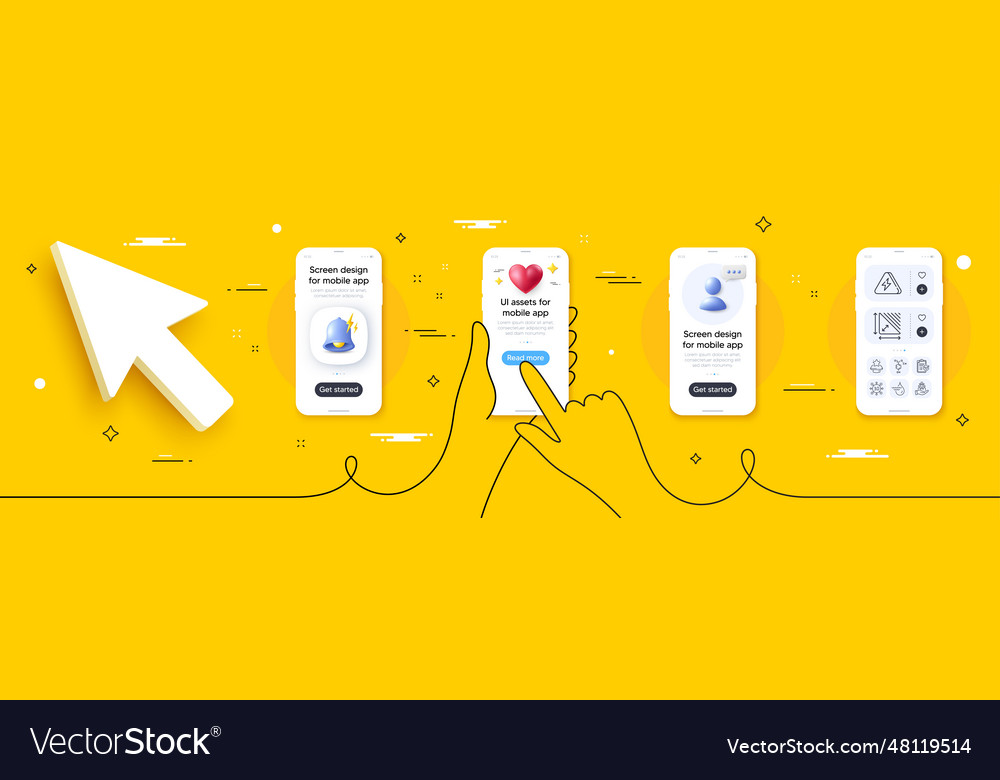 Survey checklist web3 and triangle area line vector image Survey checklist web3 and triangle area line