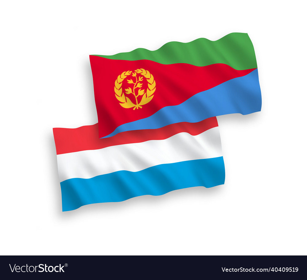 Eritrean and Luxembourg Flags