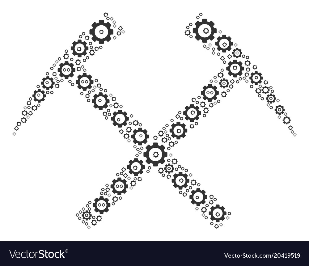 Mining hammers composition of cog