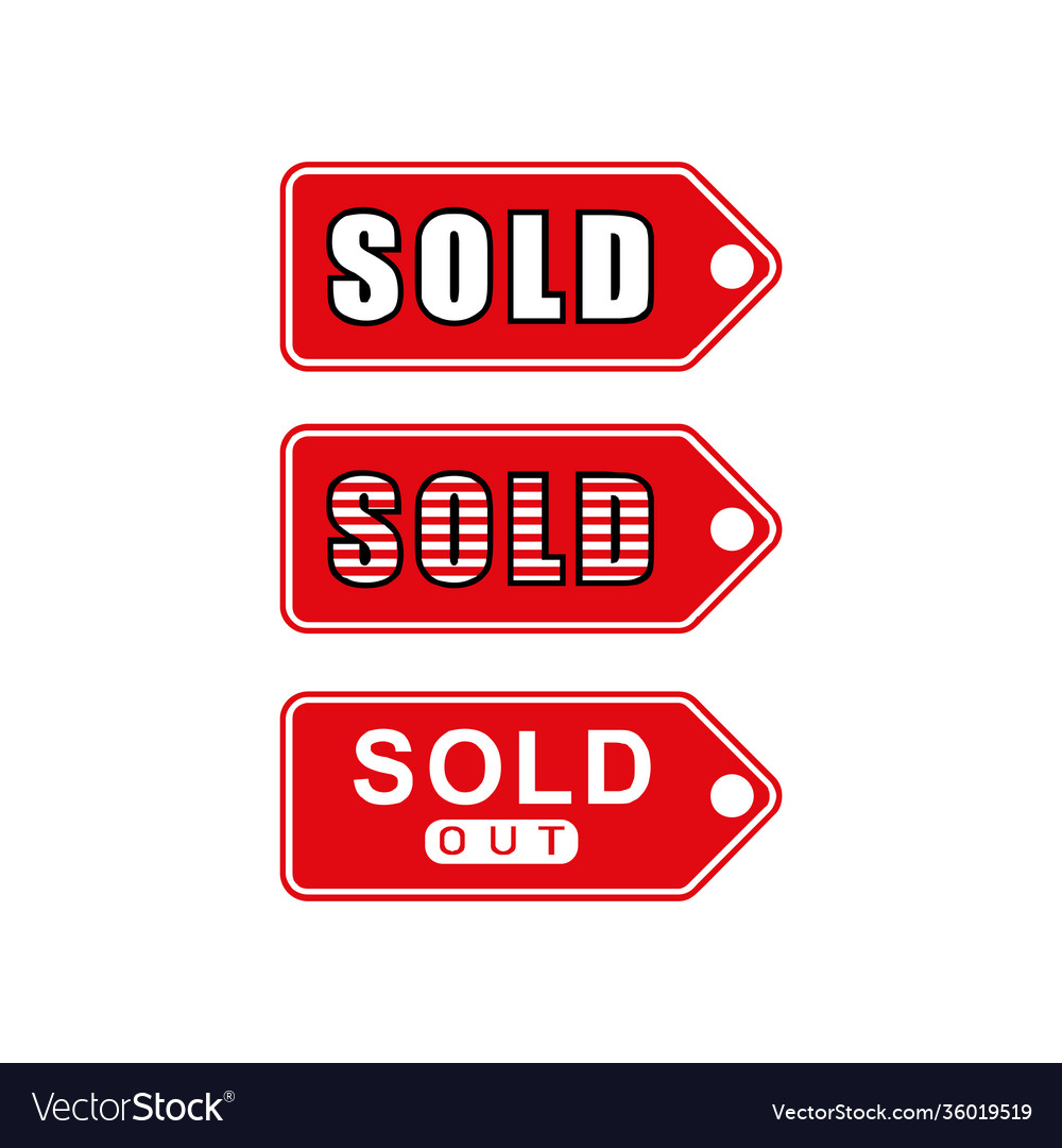 Sold Out Icon – Property Sale