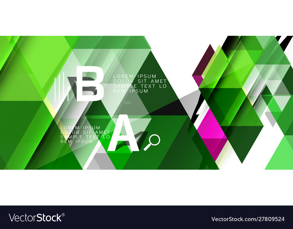 Abstract triangle pattern colorful backdrop vector image Abstract triangle pattern colorful backdrop