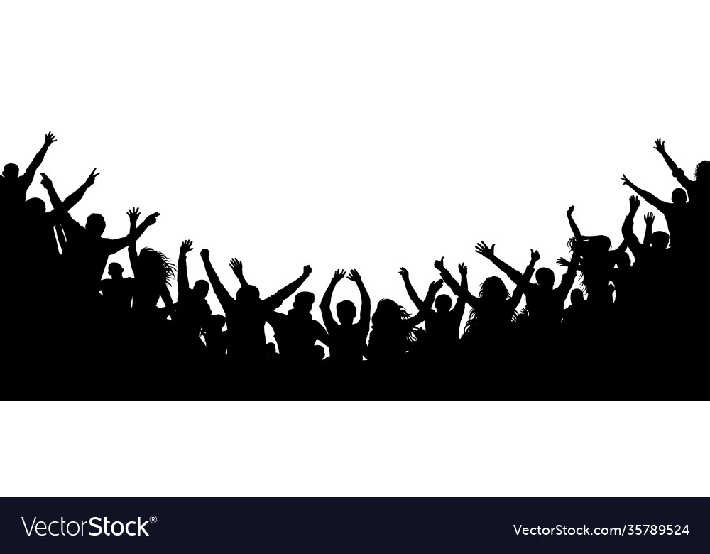 Crowd Applauding at a Party