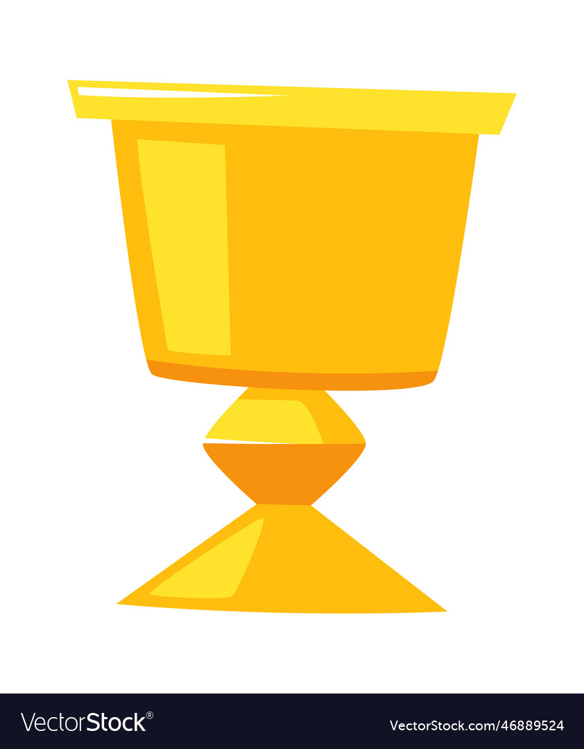 Gold cup icon Royalty Free Vector Image - VectorStock