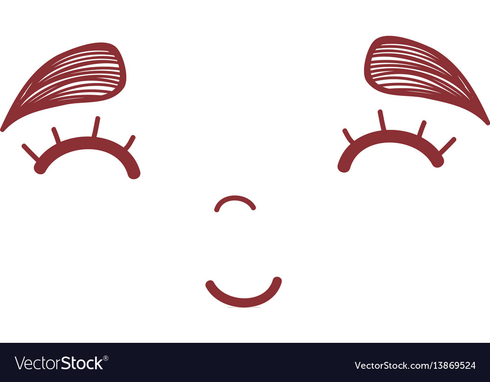 Happy Woman Face Design Image Royalty Free Vector Image