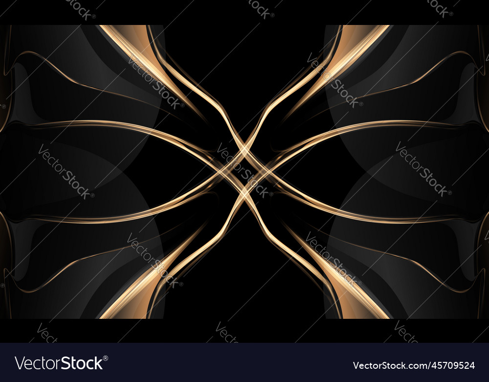 Luxury Black & Gold Abstract Background