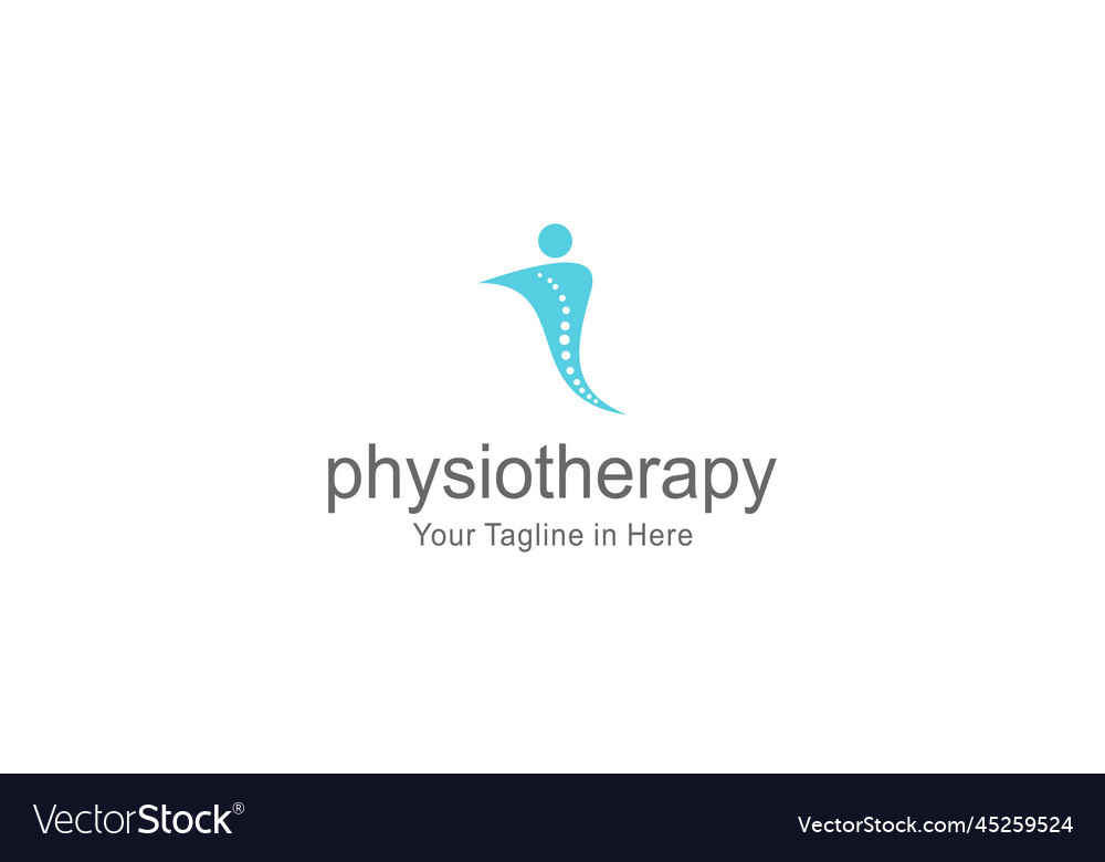 Physical therapy logo design medical health