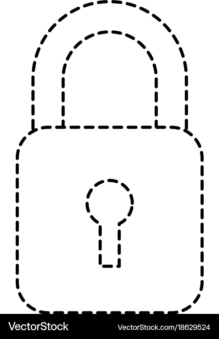 Security data information technology padlock Vector Image