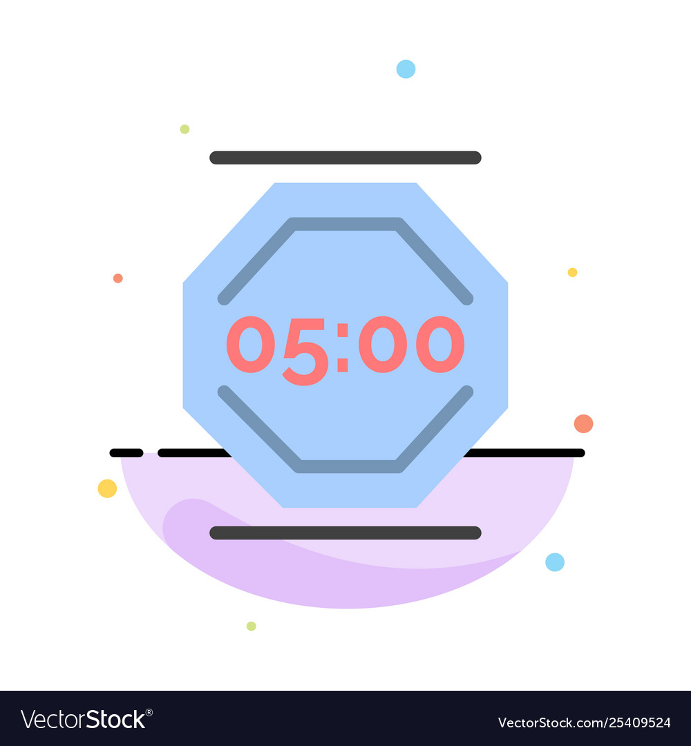 Stop work rest working abstract flat